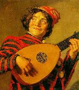 Frans Hals Jester with a Lute China oil painting reproduction